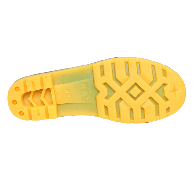 818 Black Double (Yellow Cowhide Sole) (High-top Classic Men’s Style)