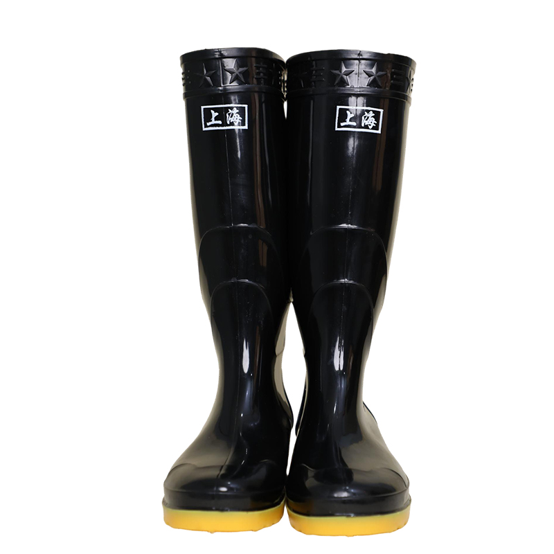 818 Black Double (Yellow Cowhide Sole) (High-top Classic Men’s Style)